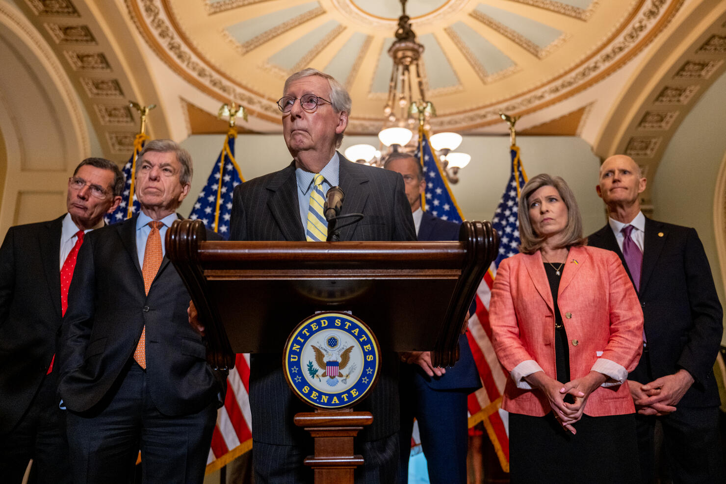 Senators Meets For Weekly Policy Luncheons