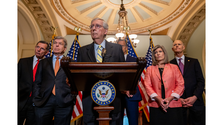 Senators Meets For Weekly Policy Luncheons