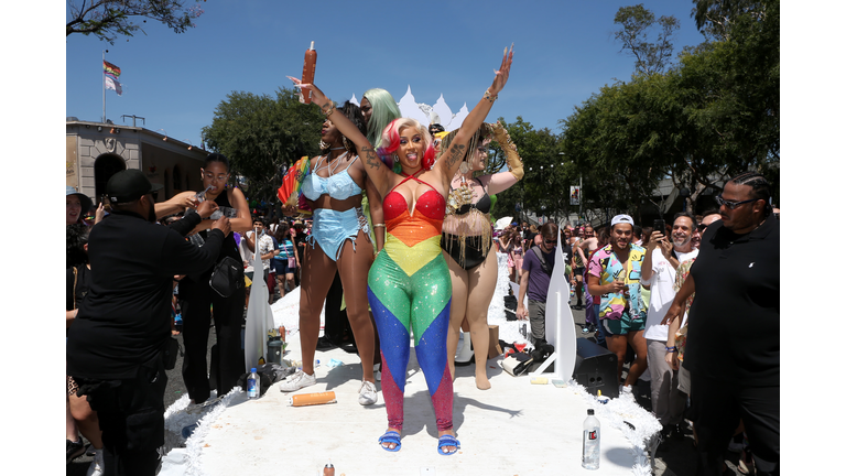 Cardi B and Whipshots Celebrate at WeHo Pride 2022