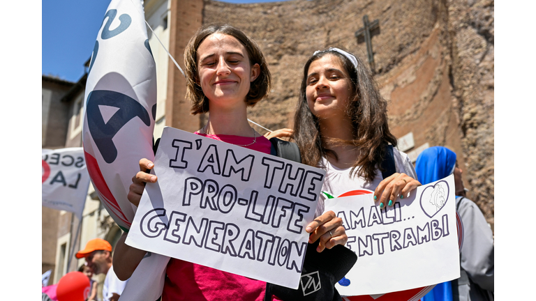 ITALY-POLITICS-SOCIAL-ANTI-ABORTION-DEMONSTRATION