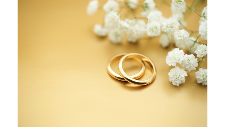 Stock Photo Gold Wedding Rings