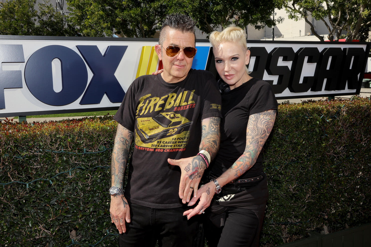 Celebrities Attend NASCAR's Busch Light Clash At The Coliseum