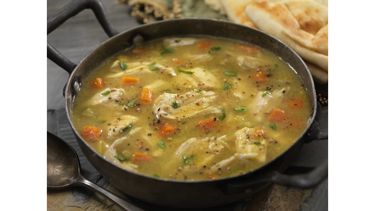 Mulligatawny Soup with Naan