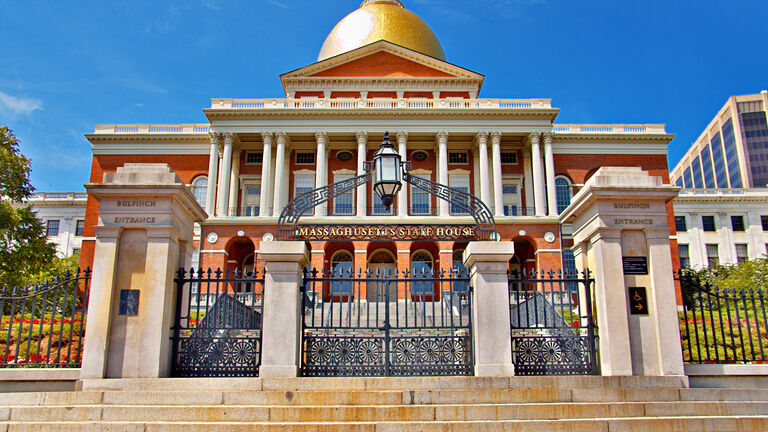 Massachusetts State House.