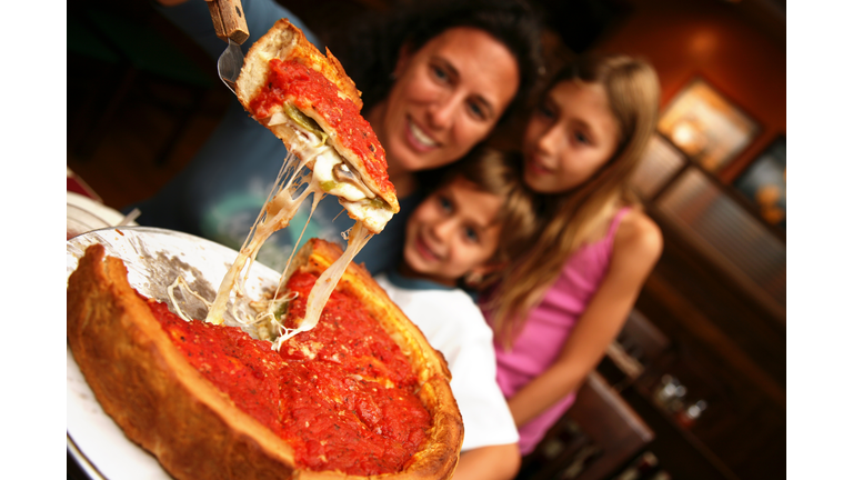 Deep Dish Family Style Chicago Pizza