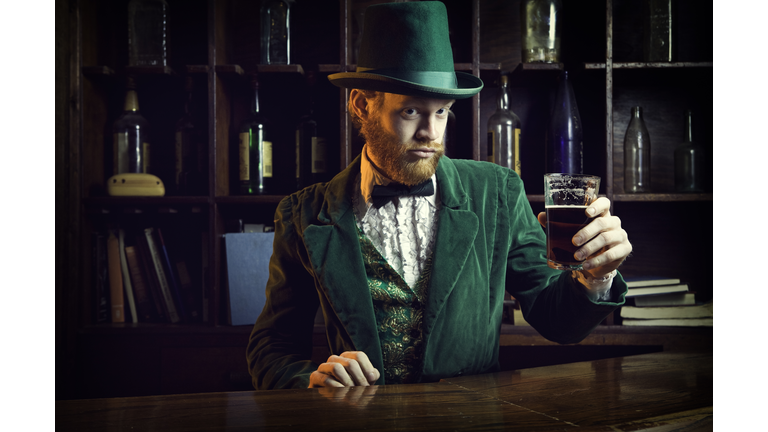 Irish / Leprechaun Character Series with Pint of Beer