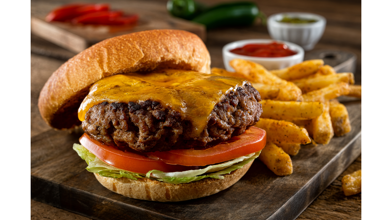 Cheeseburger and Fries