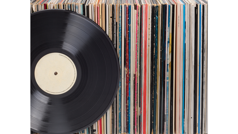Records in a row, one in front