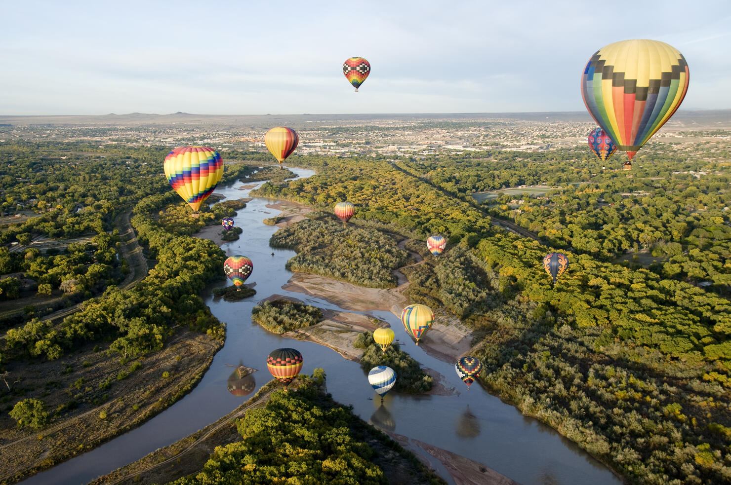 Drifting Over the River