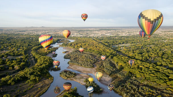First Day of Fall In Albuquerque; First Freeze Dates; Fall Color Map