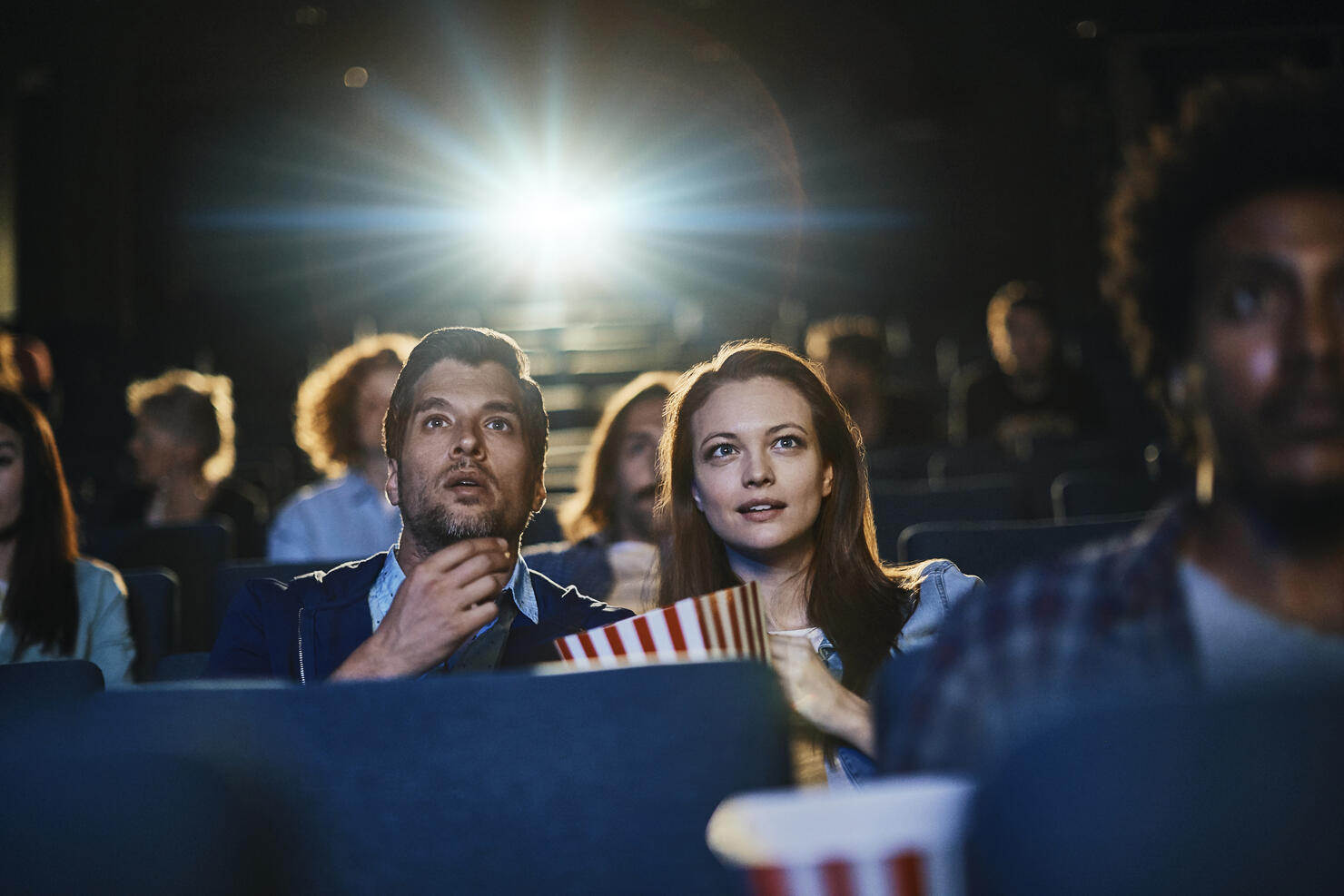 Couple at the movies