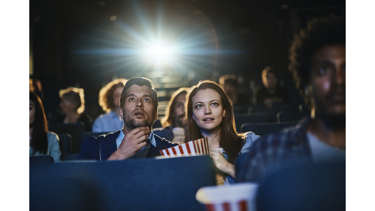 Couple at the movies