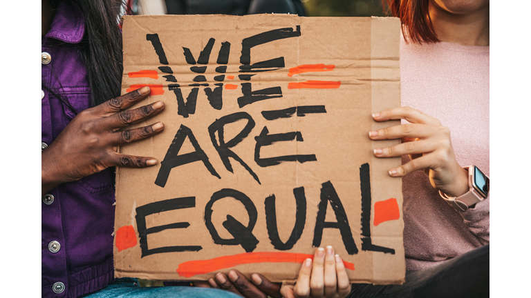 Group of women demostrating fos social equity