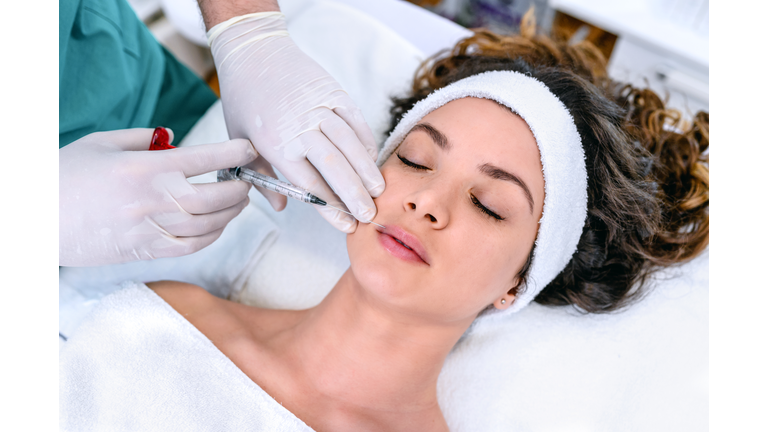 Beauty treatment with Botox