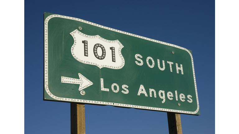 Los Angeles Freeway Sign