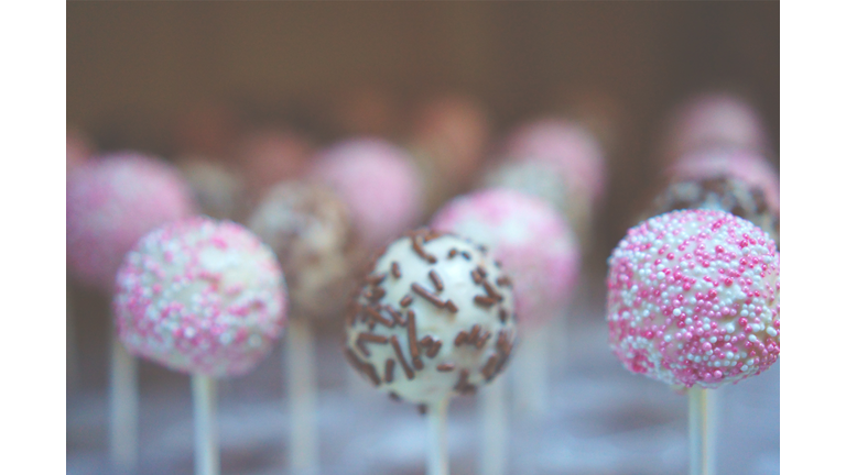 Close-Up Of Cake Pops