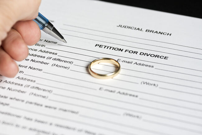 Petition for divorce.