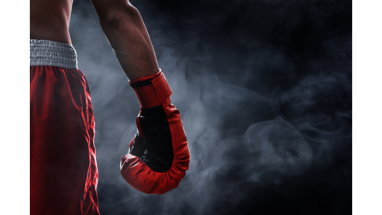 Red boxing glove