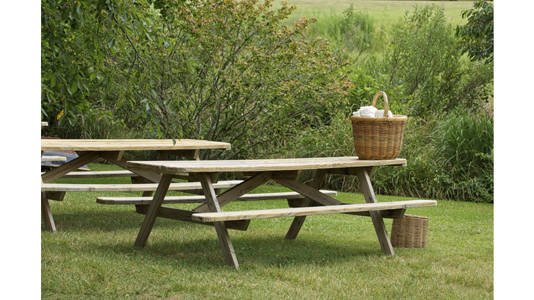 Picnic tables