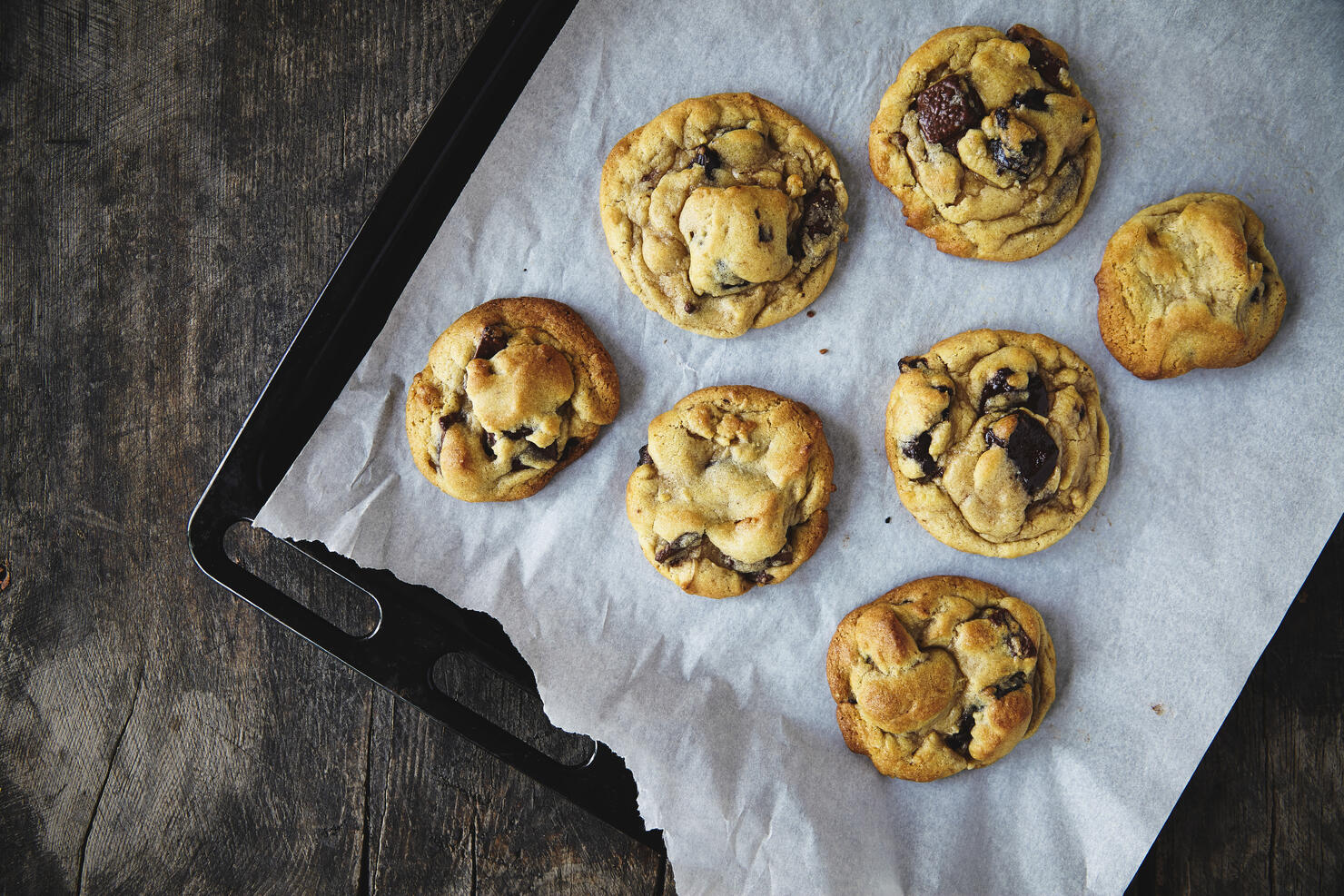 Freshly Baked Chocolate Chip Cookies