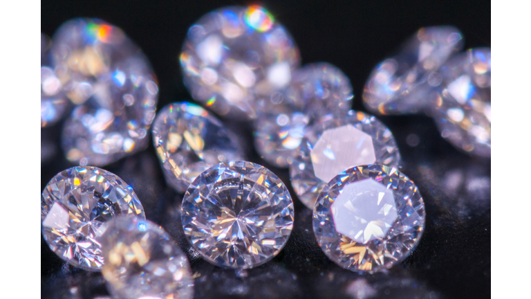 Close-Up Of Diamonds