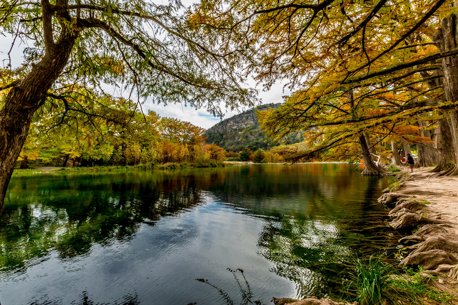 Fall in Garner State Park, Texas