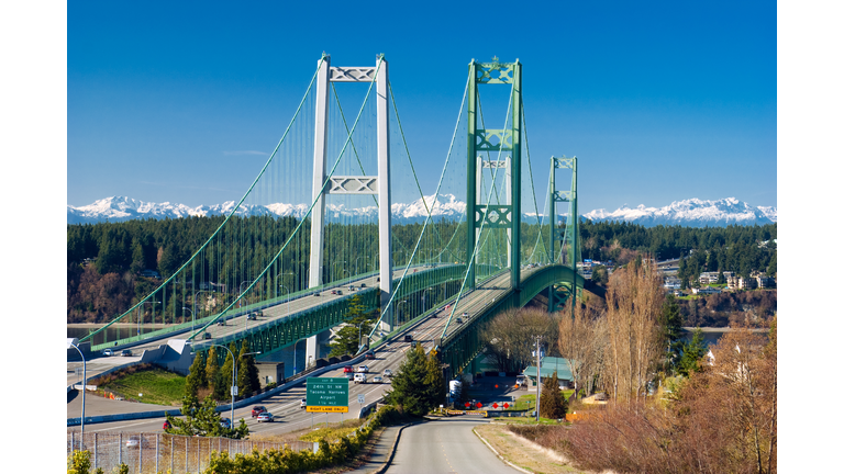 Tacoma Narrows Bridge in Washington state