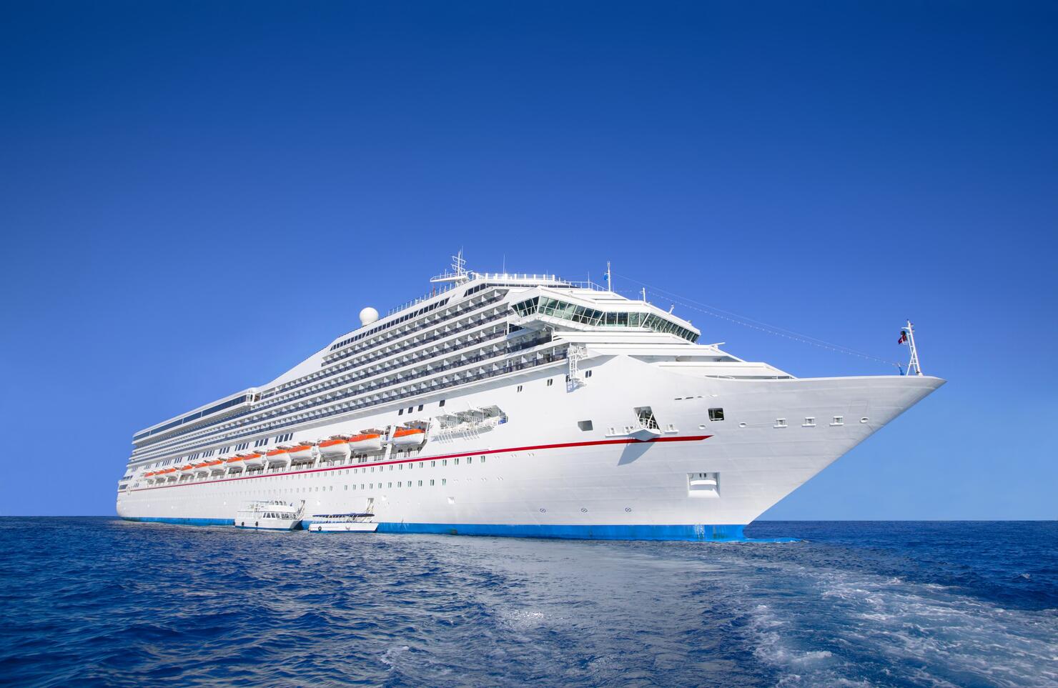 Cruise Liner at Sea