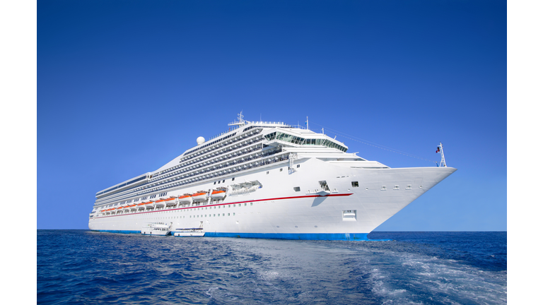 Cruise Liner at Sea