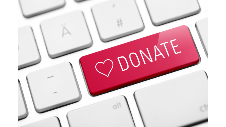 online donate key on keyboard
