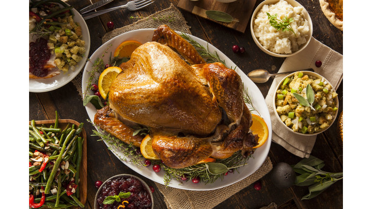 Whole Homemade Thanksgiving Turkey