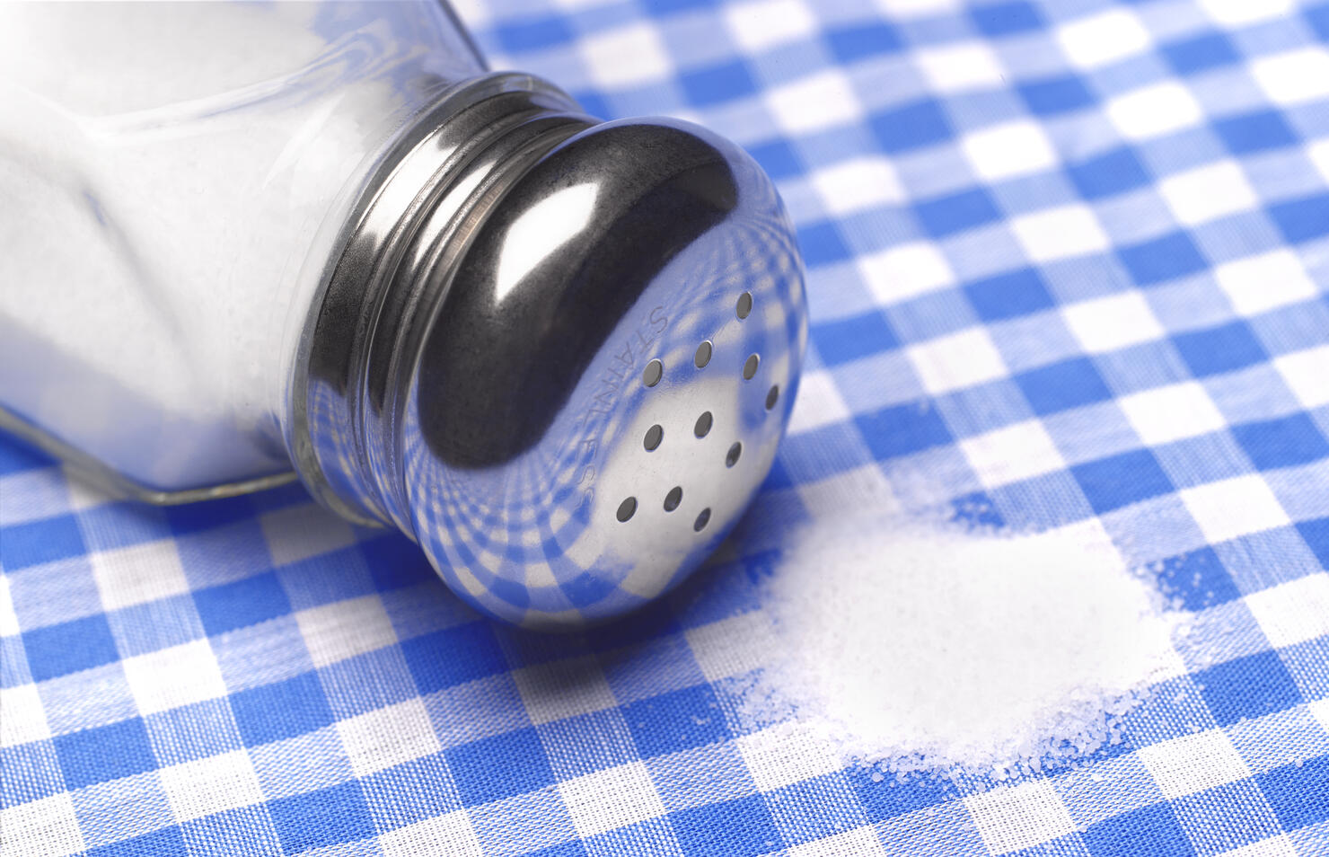 SPILT SALT FROM A SALT SHAKER