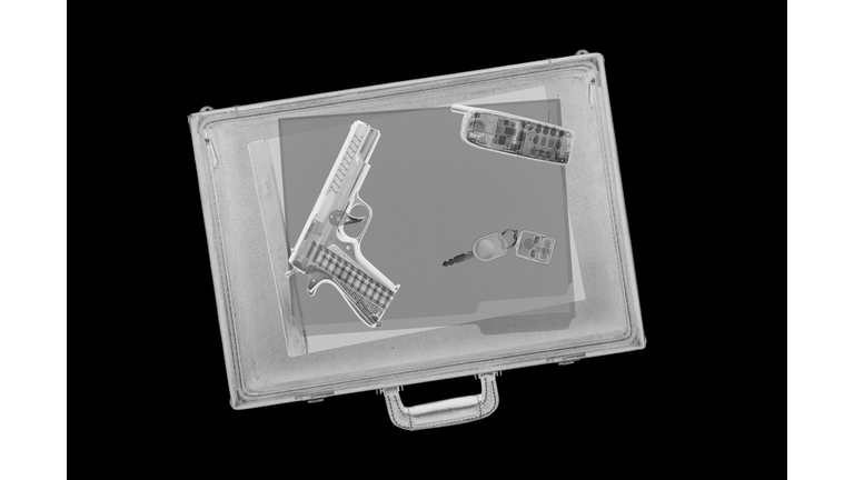 Briefcase with Gun