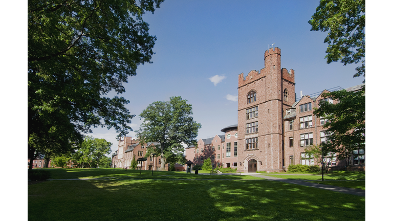 A campus building at Mount Holyoke College, Massachusetts