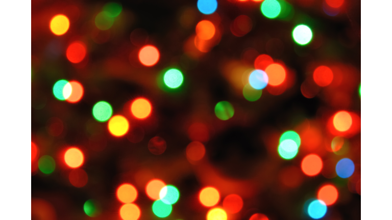 Blurred colored light background