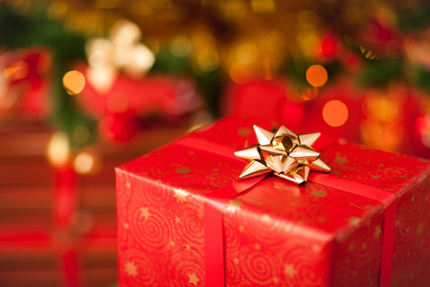 Sparkling christmas present