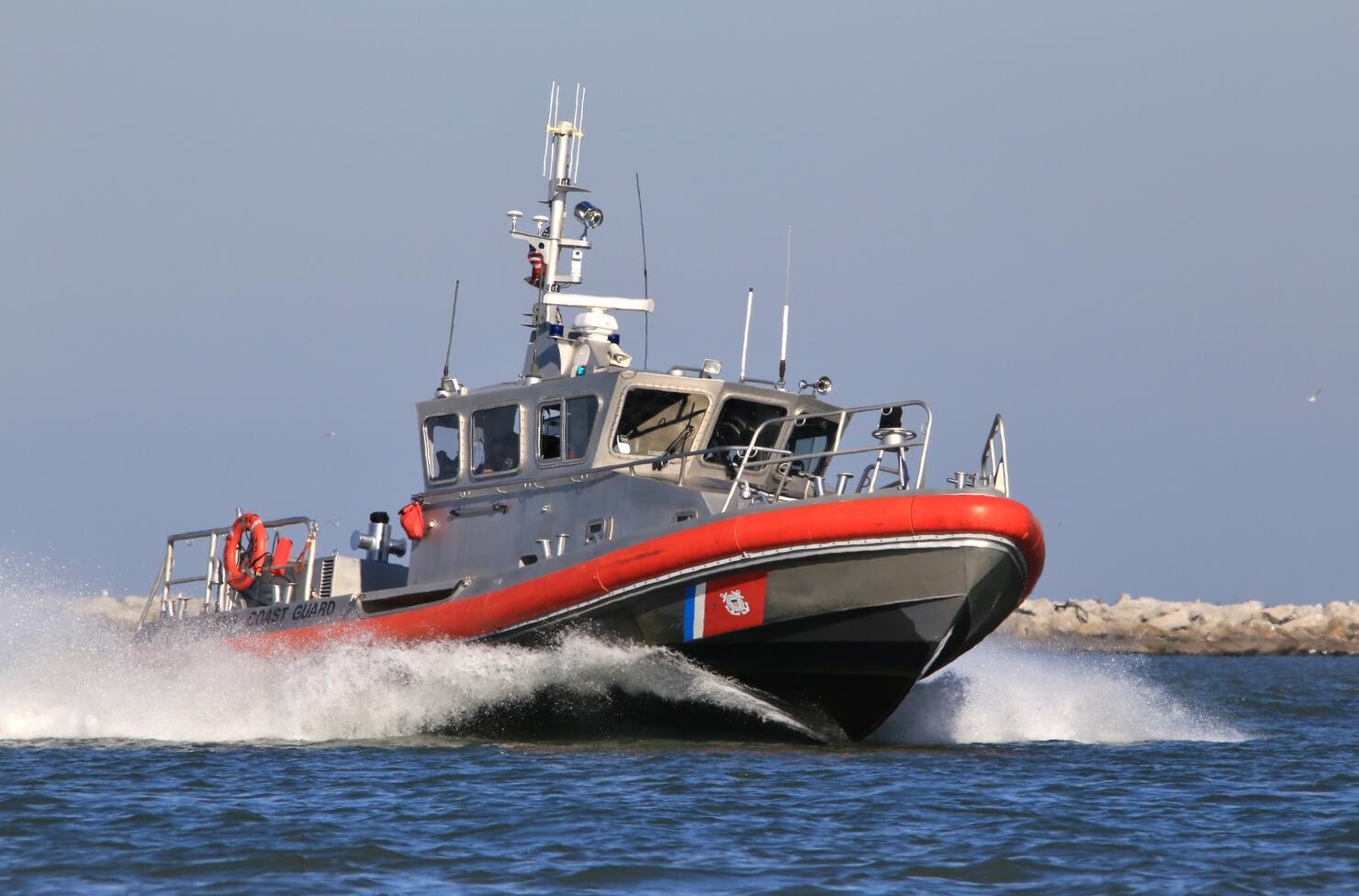 High Speed Coast Guard Patrol Boat, Cleveland, Ohio, USA