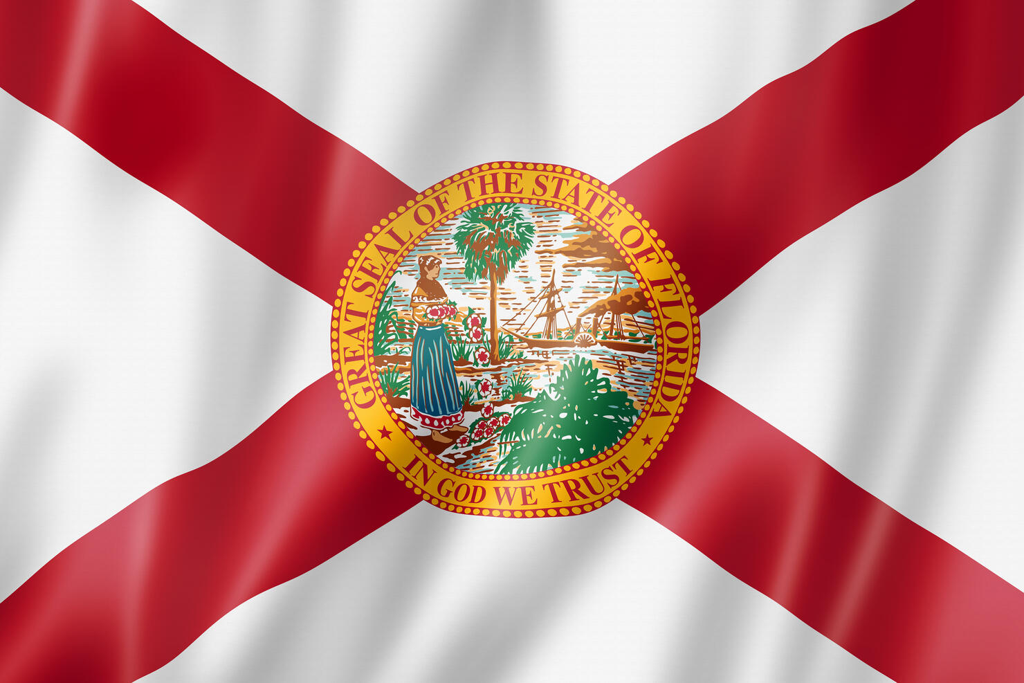 Florida flag, USA