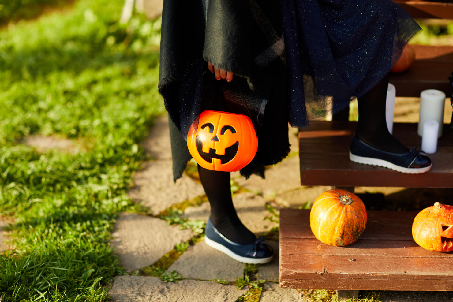 Trick or Treat Bucket Closeup