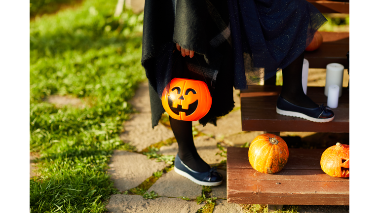 Trick or Treat Bucket Closeup