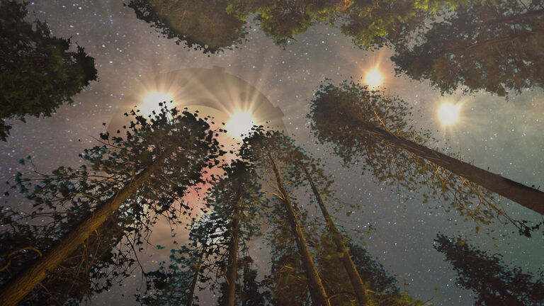 Ufo in the sky