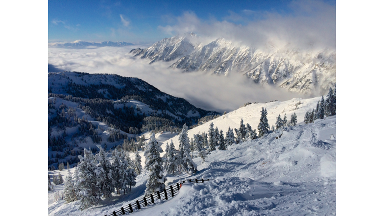 Powder ski, Snowbird, UT