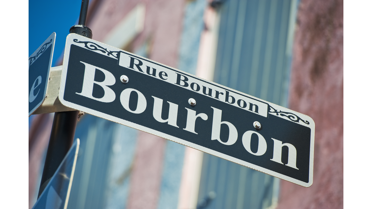 Bourbon Street sign