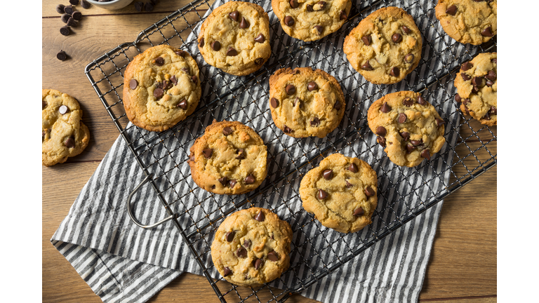 Homemade Warm Chocolate Chip Cookies
