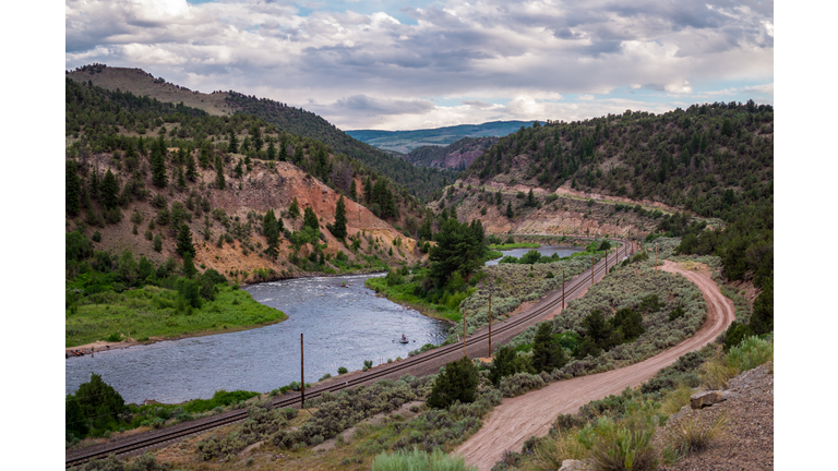 Colorado River Valley and the old railway