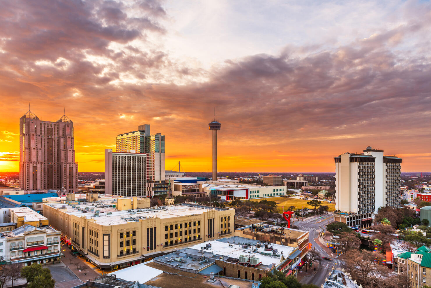 San Antonio, Texas, USA Skyline