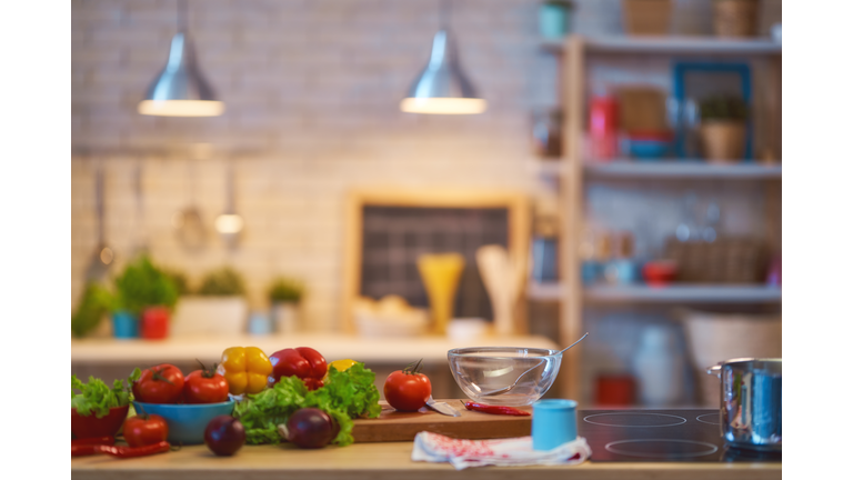 Food for a family dinner.