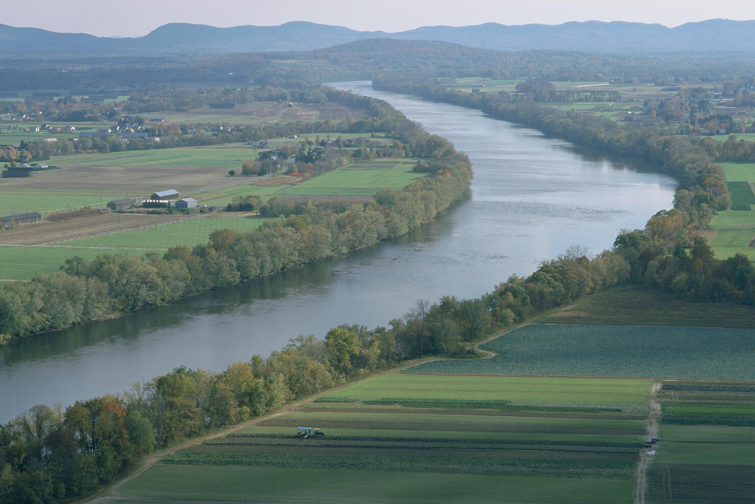 Farmland Around Connecticut River