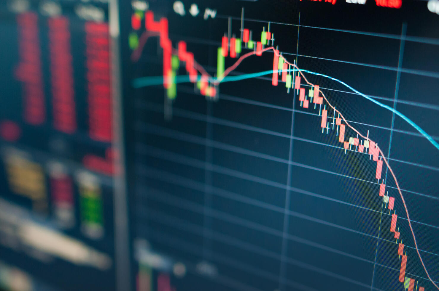 Stock market graph