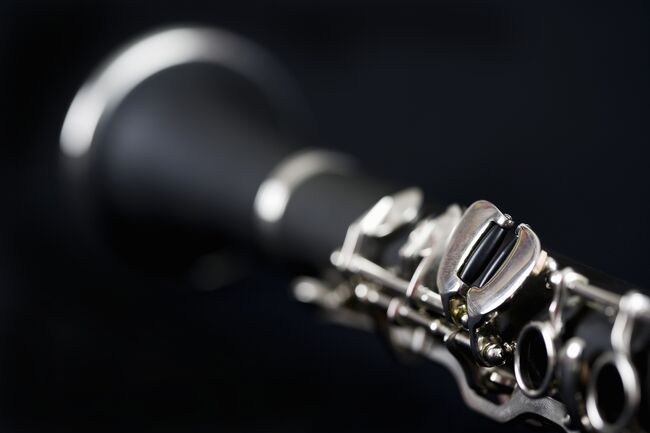 Detail of a clarinet